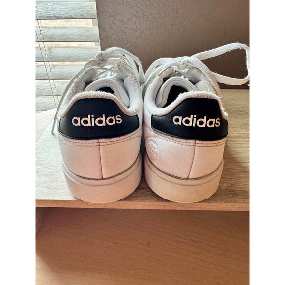 Adidas Cloudfoam Comfort Sneakers – Men’s Size 9 – White/Black - Picture 9 of 12